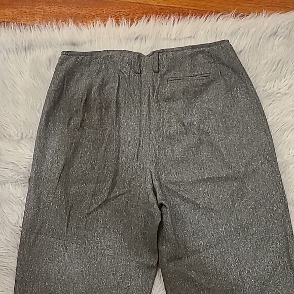 J jill womens gray wool blend ankle length pants size 12 - Picture 7 of 9